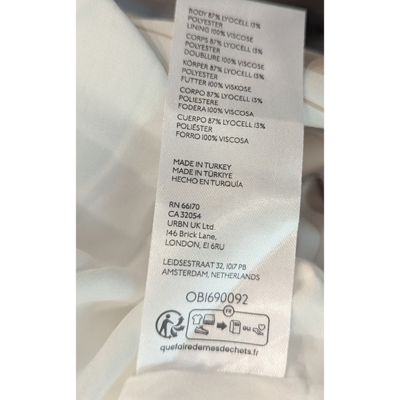 NWT Anthropologie X Maeve Assymetrical Wrap Halter Neck Shirt Dress Size 6 - Picture 11 of 11